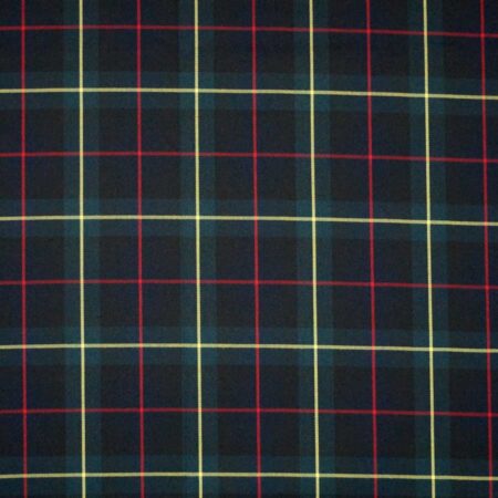 Scozzese Bianco Elasticizzato Tartan Metri Di Tessuto